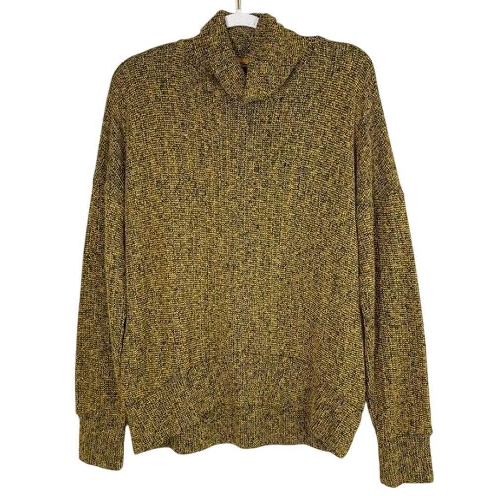 Topshop Mustard Yellow Turtleneck Sweater